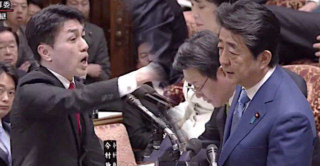 立憲・黒岩宇洋議員「おい！そこ！後ろうるさい！そこ、後ろ。関係ないでしょ？」→ 安倍総理「秘書官に対して怒鳴るというのは人間としてどうなのか」